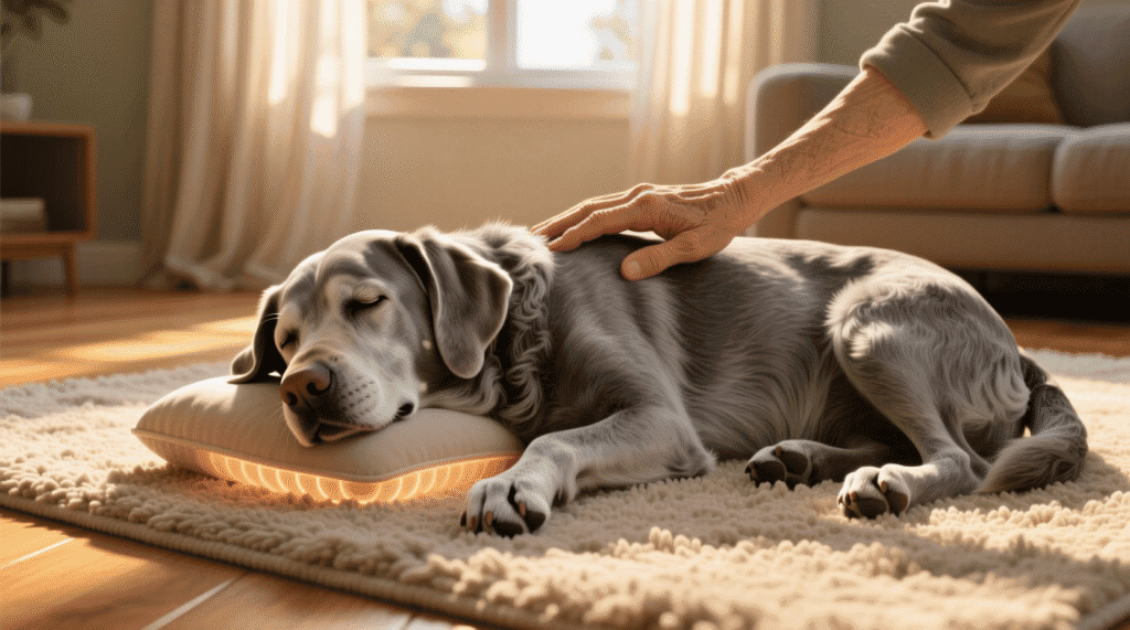 chien senior arthrose soulagé 70% protocole vétérinaire naturel