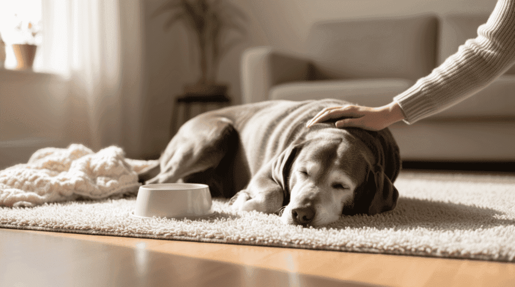 fin de vie chien senior - évaluation qualité de vie avec score HHHHHMM