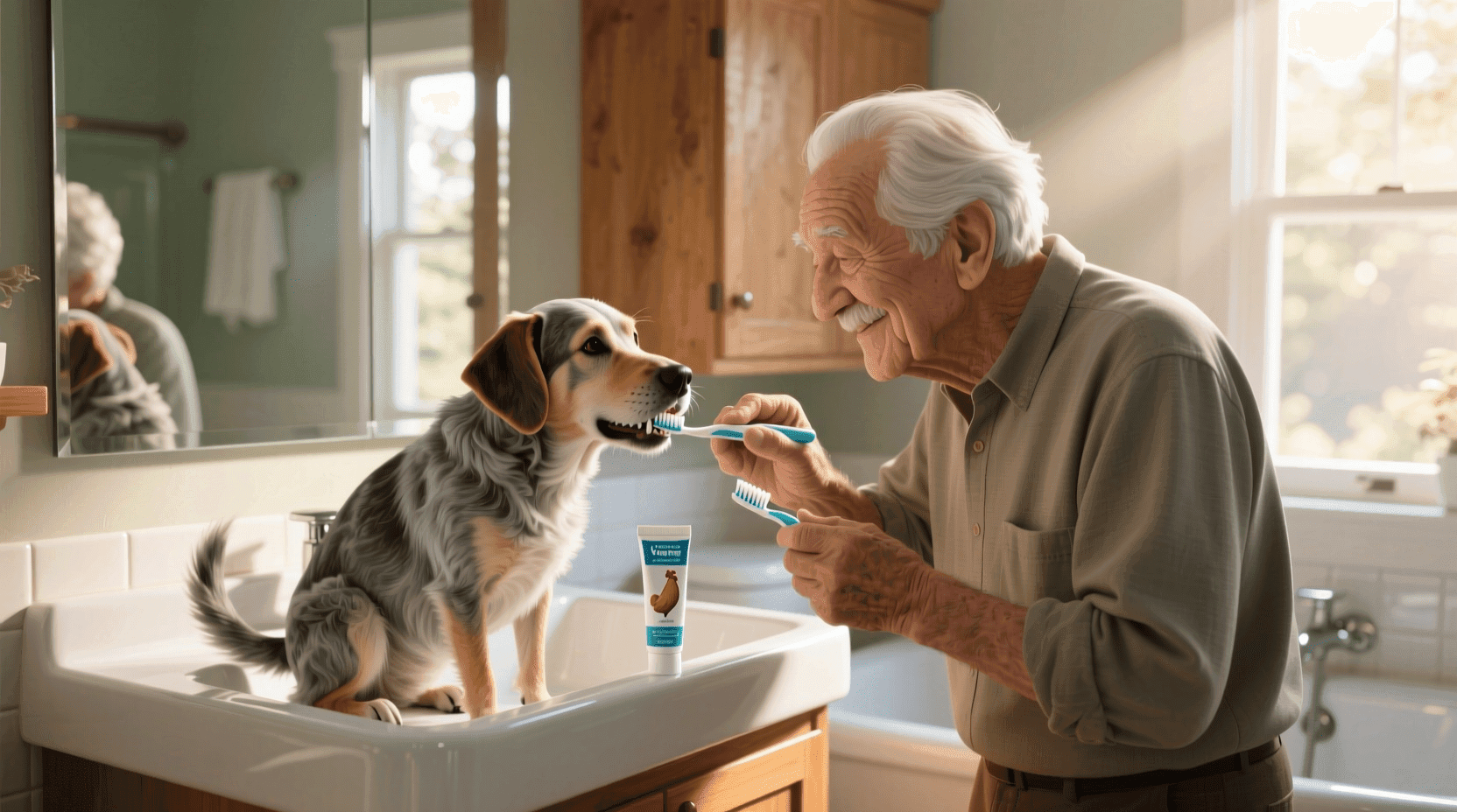 soins dentaires chien âgé – brosse et dentition – Chiensenior