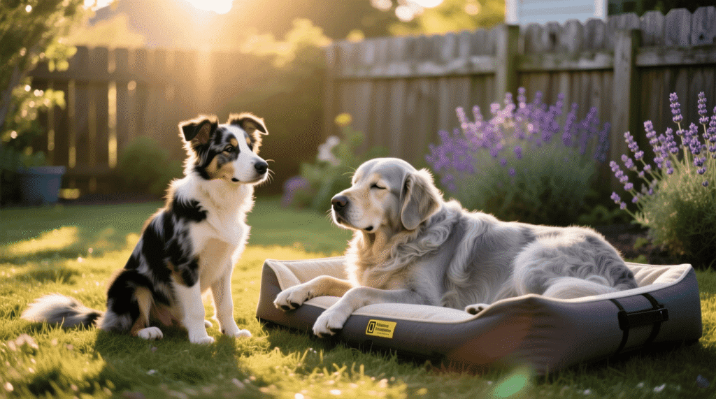 adopter chien senior avec jeune chien — guide pour cohabitation harmonieuse