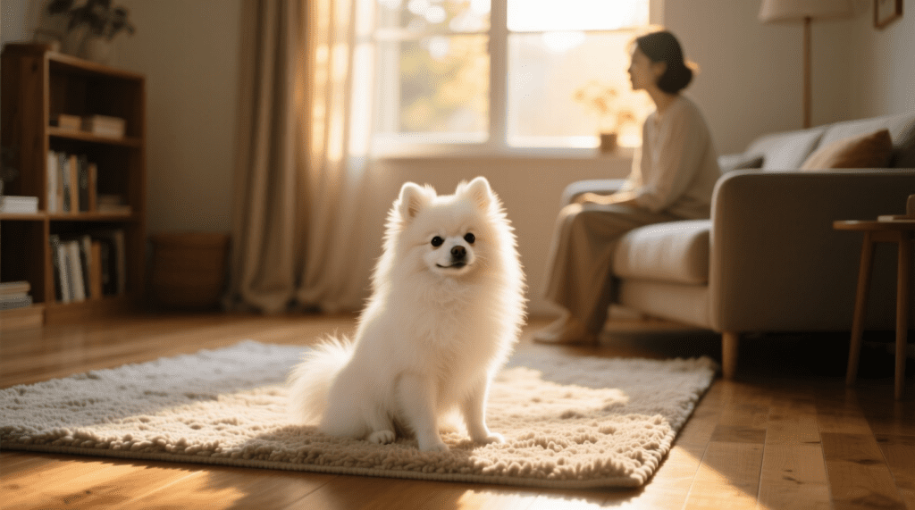 chien senior regarde fixement — langage silencieux du lien émotionnel