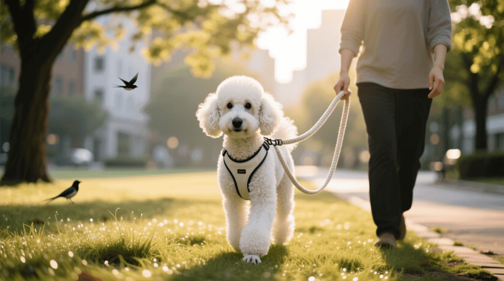 laisse chien senior — choix doux, sécurisant et adapté à l’arthrose cervicale